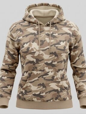 George Cream and Tan Hoodie Size XXL